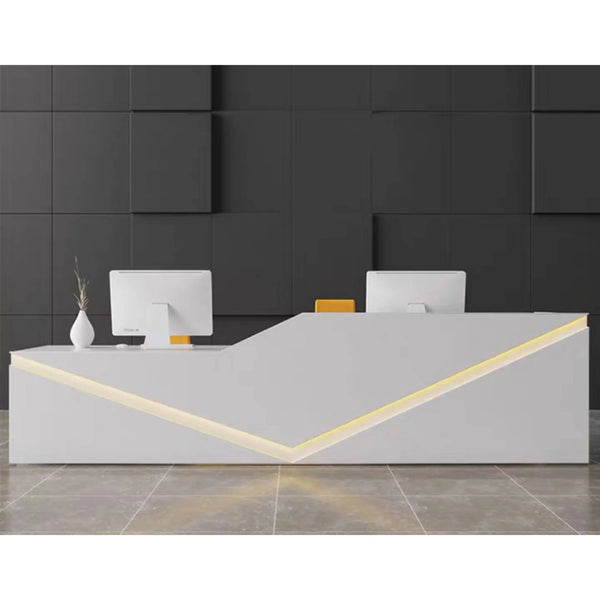 X-DESK LED Modern Reception Desk - Alpine Office Supply