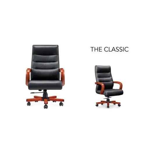 Mahogany Executive Luxury Office Chair - Alpine Office Supply