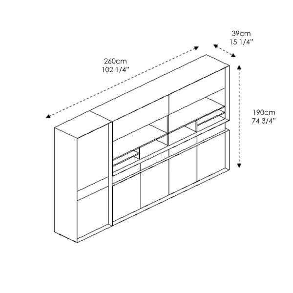 Lancaster Bookcase